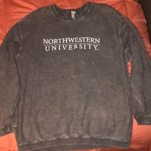 Northwestern University Gray Crewneck